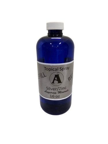 Silver/Zinc Spray REFILL 16 oz - Angstrom Minerals