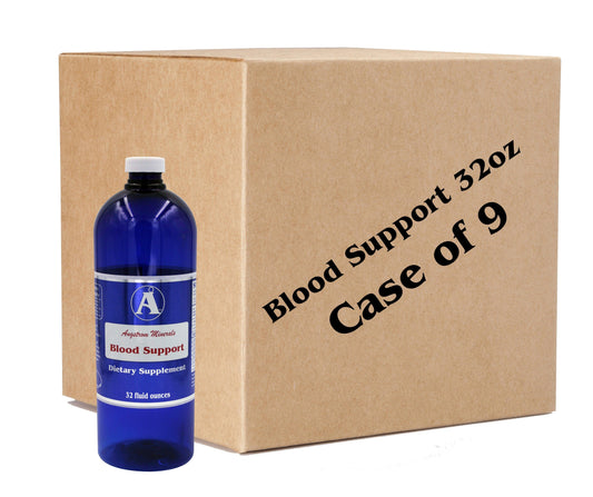 Angstrom Minerals Blood Support 32oz CASE LOT