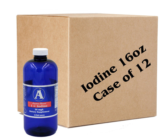 Angstrom Minerals Iodine 16oz CASE LOT