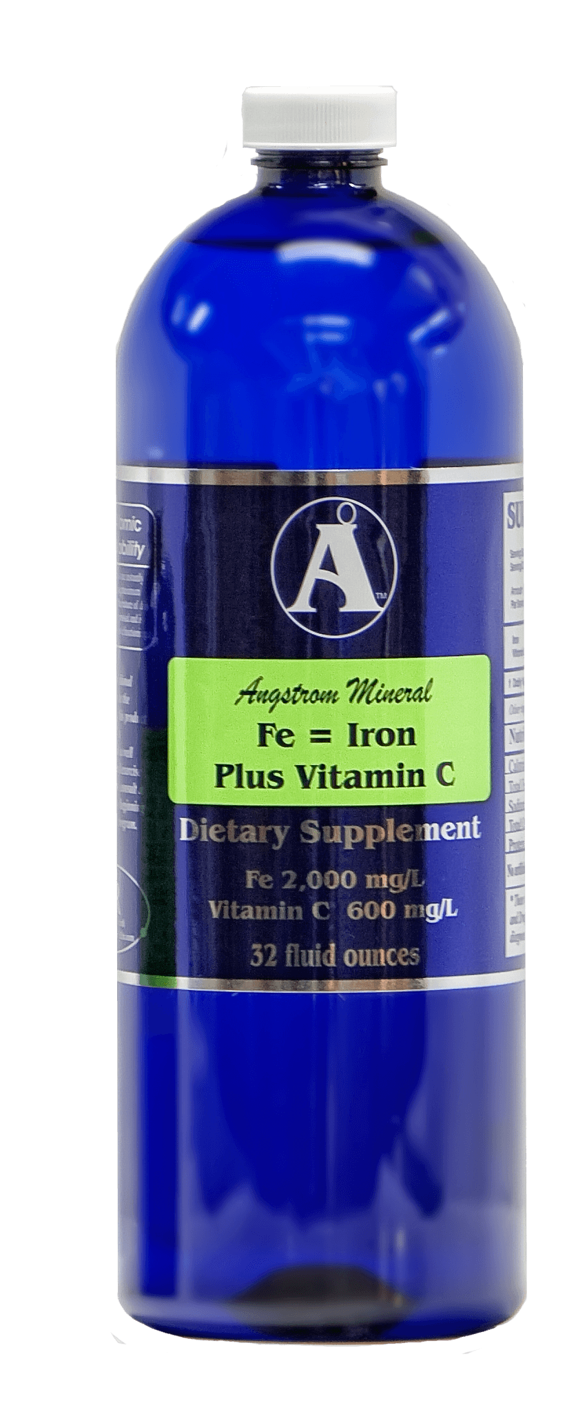 Angstrom Minerals Iron + C 32oz CASE LOT