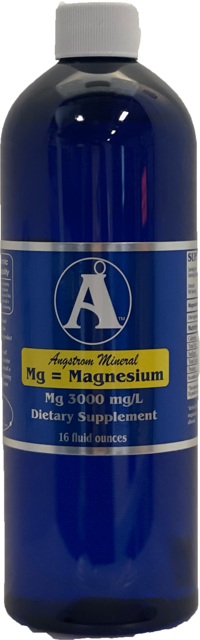 Angstrom Minerals Magnesium - 16 oz Tall