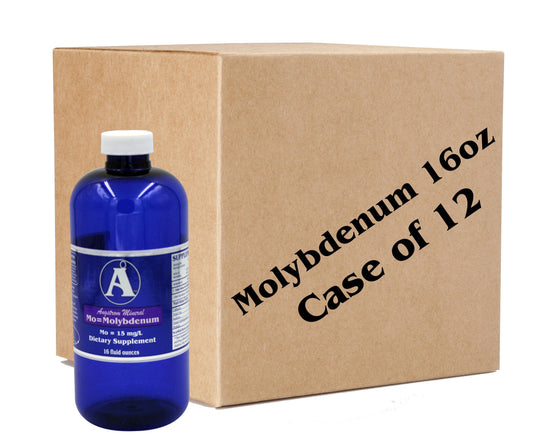 Angstrom Minerals Molybdenum 16 oz CASE LOT