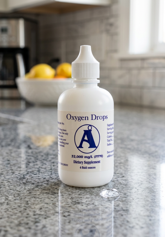 Oxygen Drops 4 oz - Angstrom Minerals