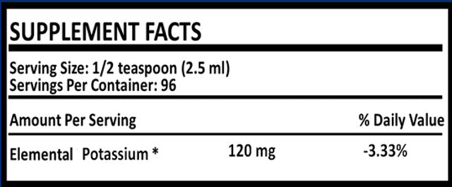 Angstrom Minerals Potassium X16 8oz