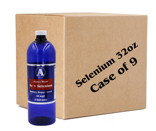 Angstom Minerals Selenium 32oz CASE LOT