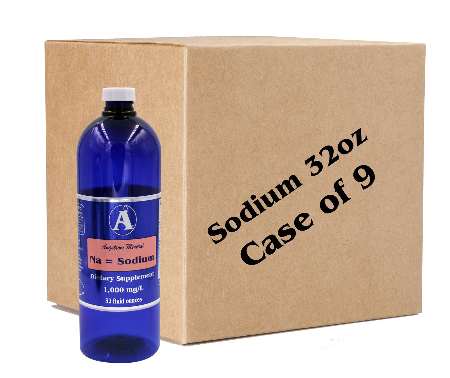 Angstom Minerals Sodium 32oz CASE LOT