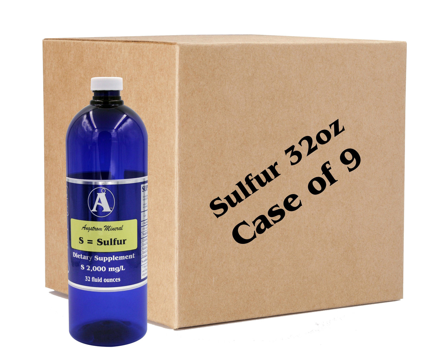 Angstom Minerals Sulfur 32oz CASE LOT