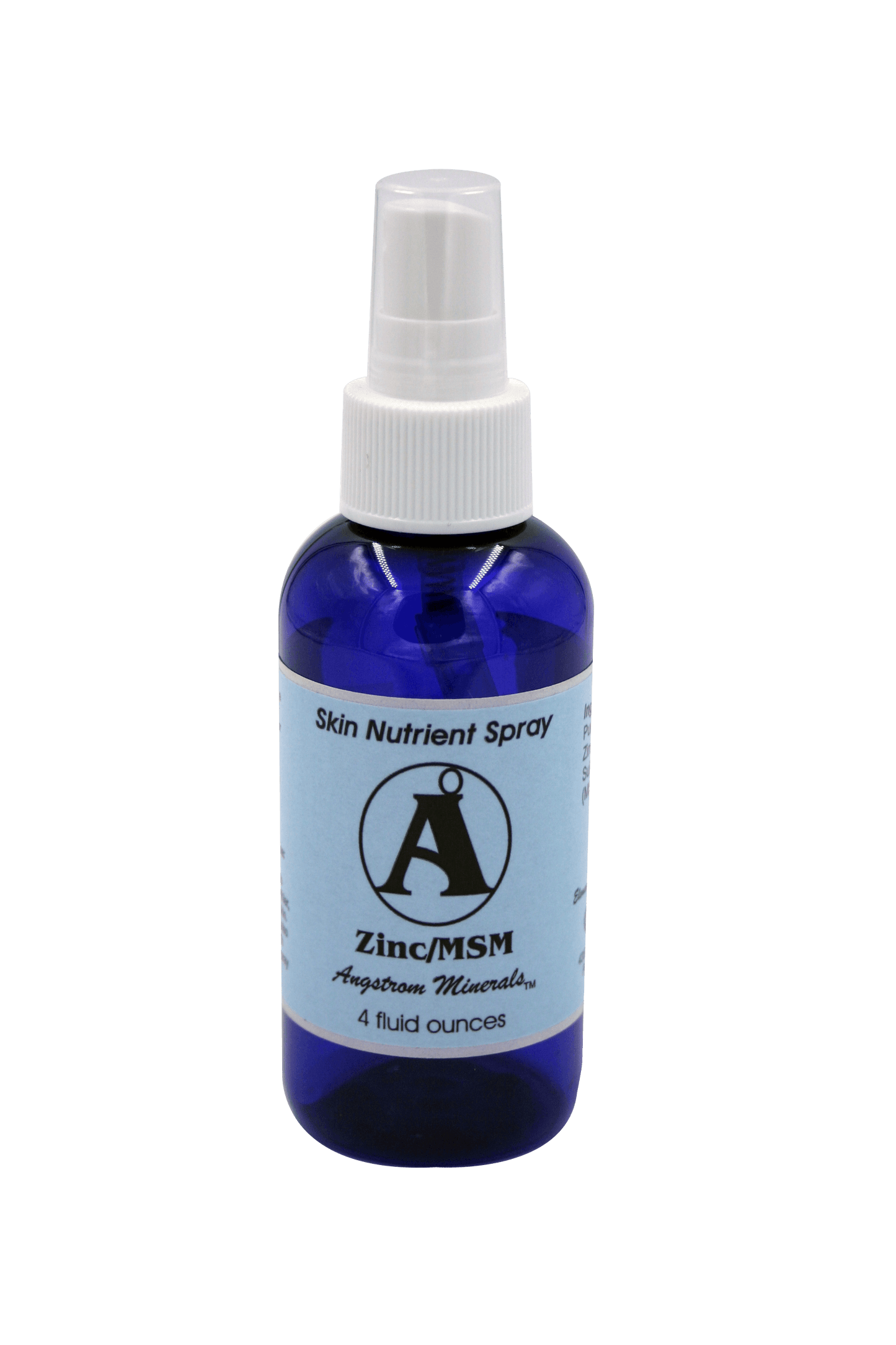 Zinc/MSM Spray 4 oz - Angstrom Minerals