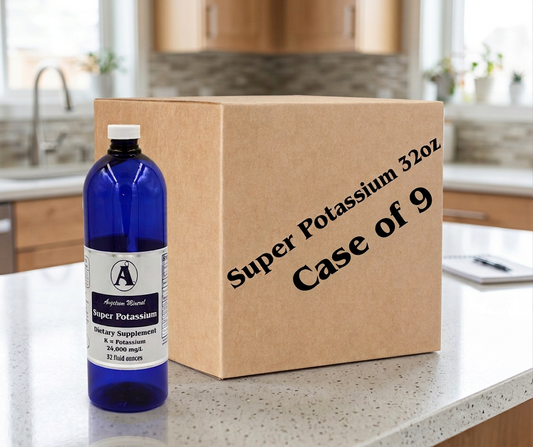 Angstom Minerals Super Potassium 32 oz Case Lot